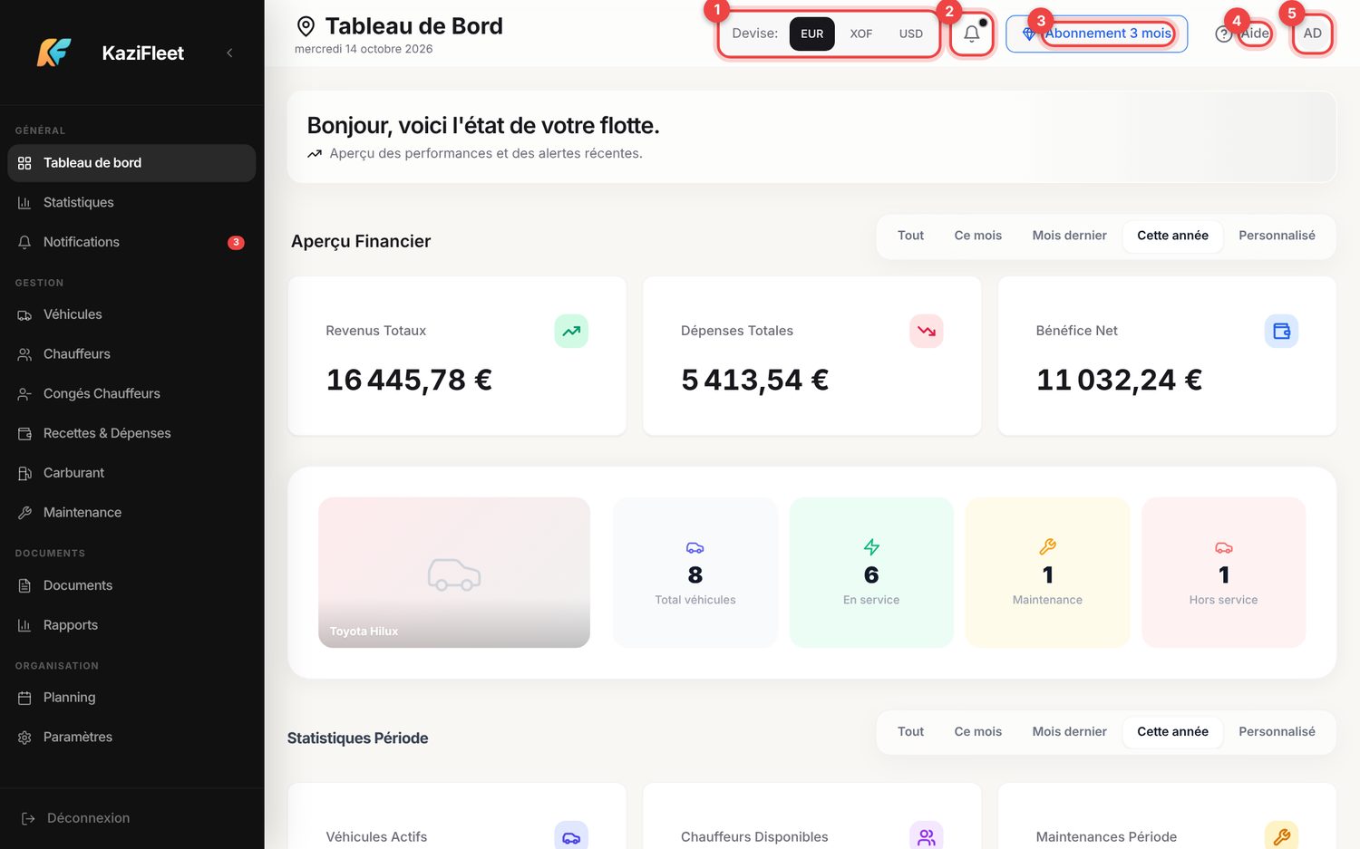 Découvrir l'interface — ordinateur